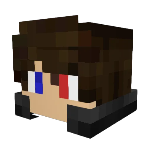 NeinOlein Minecraft avatar head, 3D render