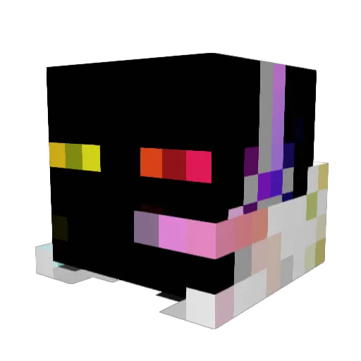 NeinZuKnock Minecraft avatar head, 3D render