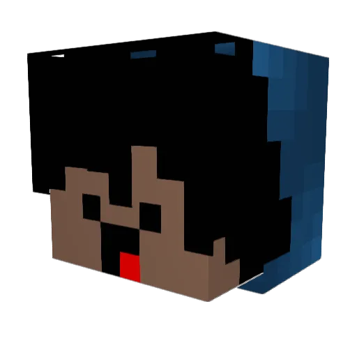 NeiteAcordado Minecraft avatar head, 3D render