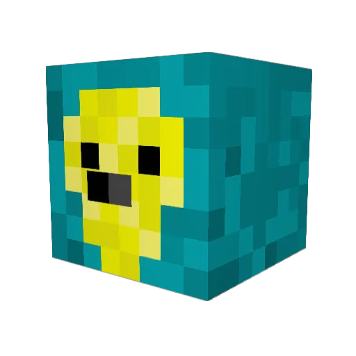 Neitro67 Minecraft avatar head, 3D render