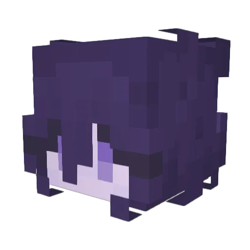 Neivax7 Minecraft avatar head, 3D render