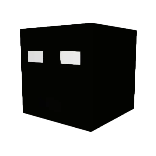 Neivi Minecraft avatar head, 3D render