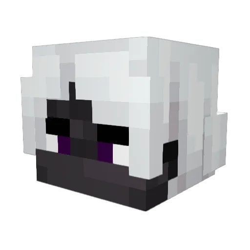 Neiz1t Minecraft avatar head, 3D render