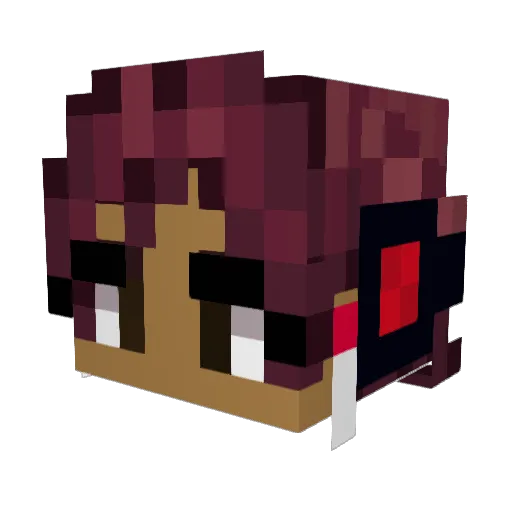 Nejah20 Minecraft avatar head, 3D render