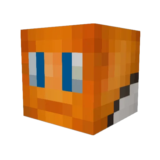 Nejmo_ Minecraft avatar head, 3D render