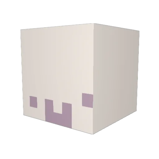 Nekiir0 Minecraft avatar head, 3D render