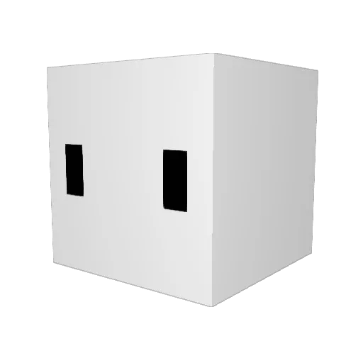 NekitMinecraft Minecraft avatar head, 3D render