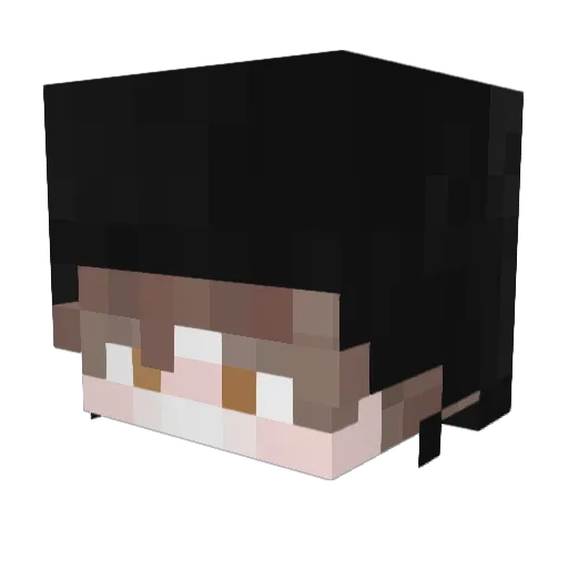 Nekit_Nake74 Minecraft avatar head, 3D render