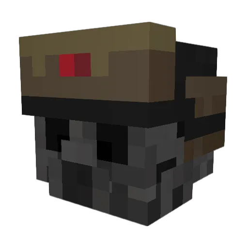 Nekitstalker123 Minecraft avatar head, 3D render