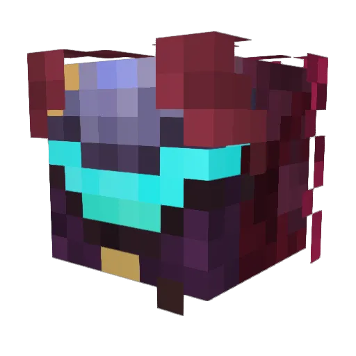 Nekkkkkkrrrrlian Minecraft avatar head, 3D render