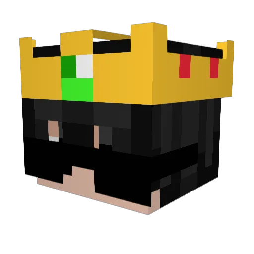 Neko65 Minecraft avatar head, 3D render