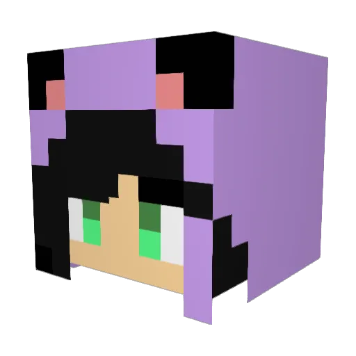 NekoSuke_hm Minecraft avatar head, 3D render
