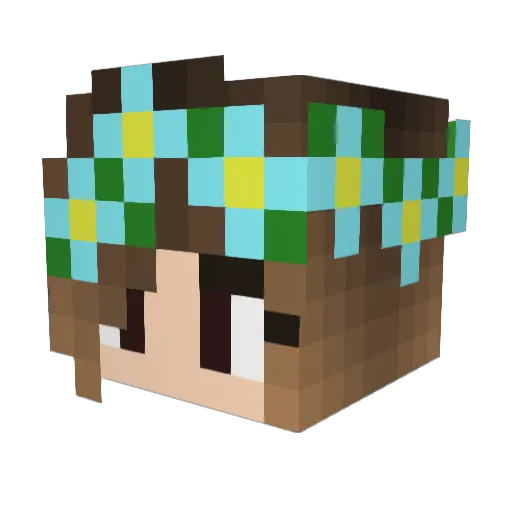 Neko_Insanity Minecraft avatar head, 3D render