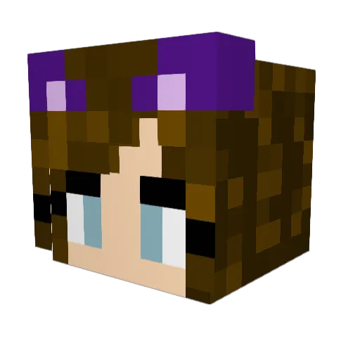 Neko_Nugget86 Minecraft avatar head, 3D render