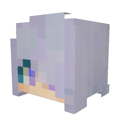 Neko_chan9382 Minecraft avatar head, 3D render
