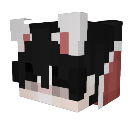 Nekoboy___ Minecraft avatar head, 3D render