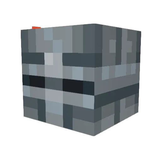 Nekocamilo Minecraft avatar head, 3D render