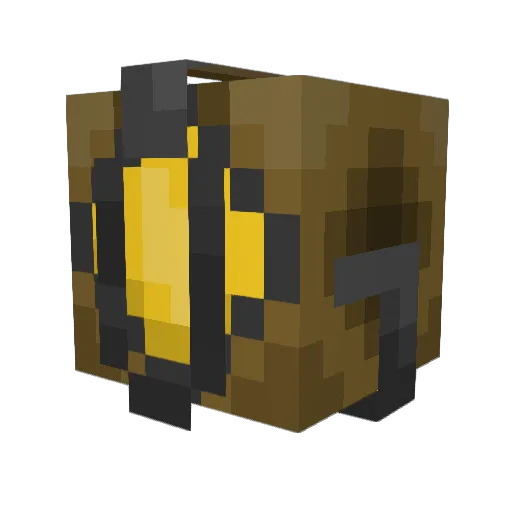 Nekrobiose Minecraft avatar head, 3D render