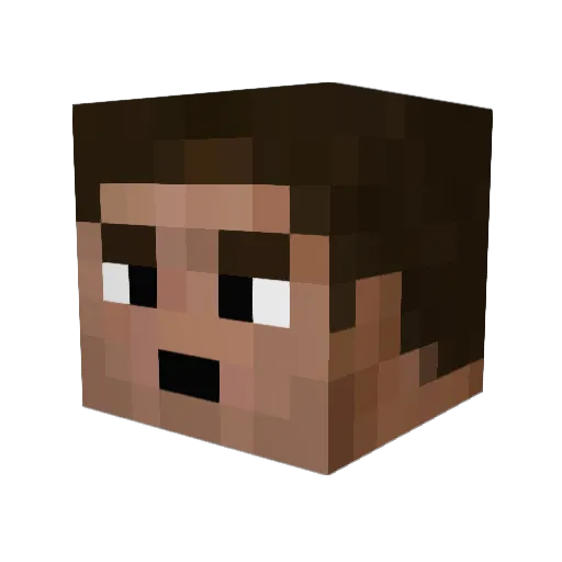 Nekros258 Minecraft avatar head, 3D render