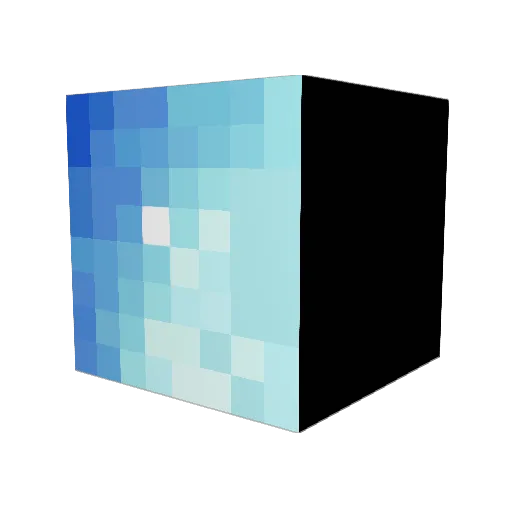 Neksoww Minecraft avatar head, 3D render