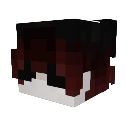 NekstNiki Minecraft avatar head, 3D render