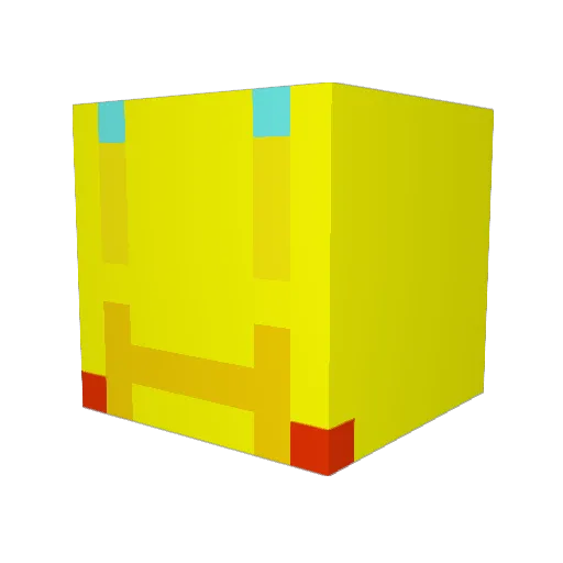 NekynJ Minecraft avatar head, 3D render