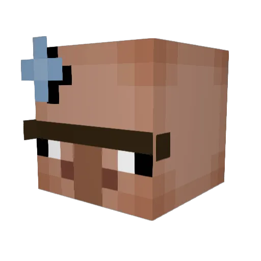 Nel4a282 Minecraft avatar head, 3D render