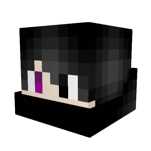 NeliphimZ Minecraft avatar head, 3D render