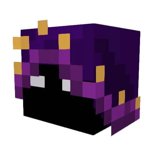 Nelk999 Minecraft avatar head, 3D render