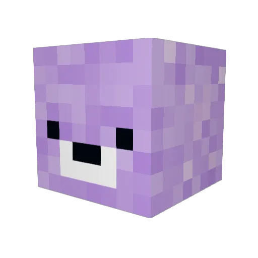Nellbull Minecraft avatar head, 3D render