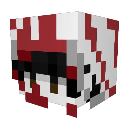 Nelliss_ Minecraft avatar head, 3D render