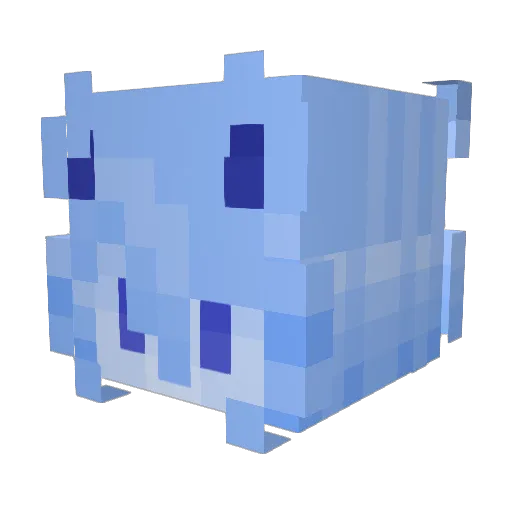 Nelly000 Minecraft avatar head, 3D render