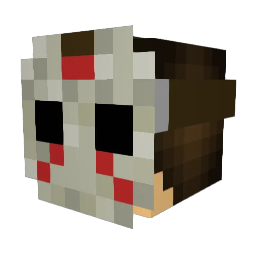 Nellycrafttt Minecraft avatar head, 3D render