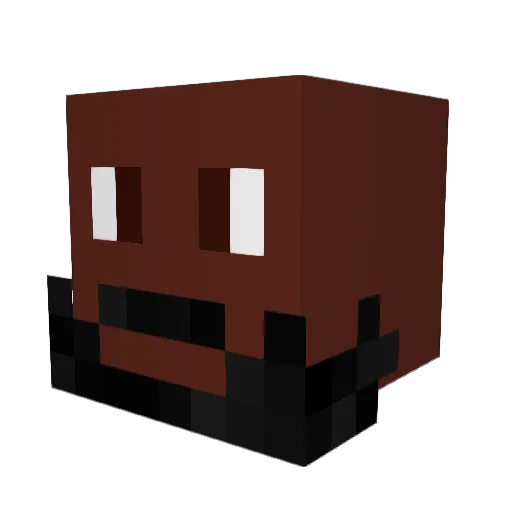 NelsonKazaki42 Minecraft avatar head, 3D render