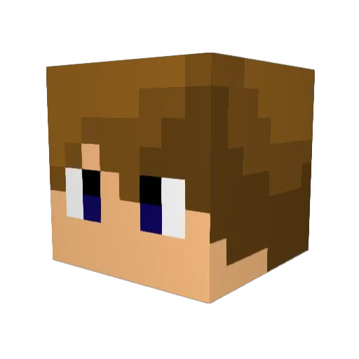 NelsonMpvp Minecraft avatar head, 3D render