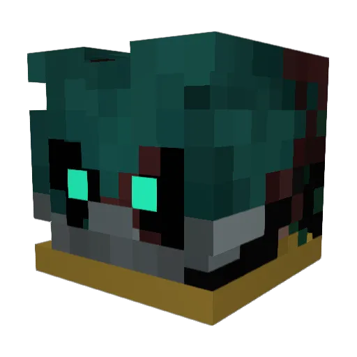 NemNem_ Minecraft avatar head, 3D render