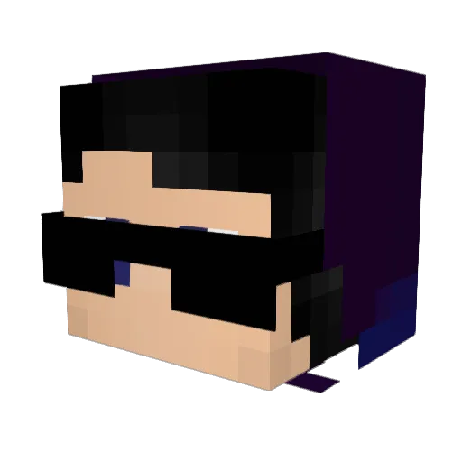 NemTudo Minecraft avatar head, 3D render