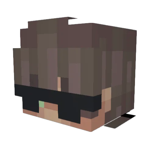 NemanjaOnTop1 Minecraft avatar head, 3D render