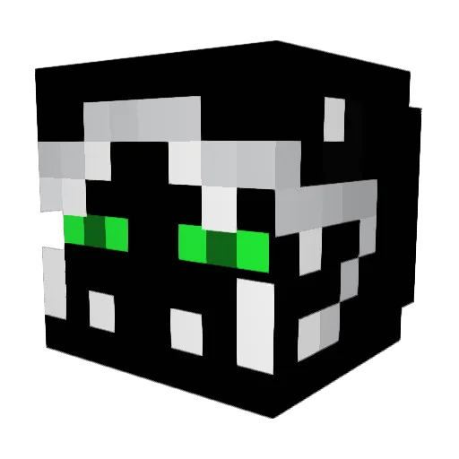 NemeSys03 Minecraft avatar head, 3D render