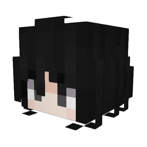 Nemesis Minecraft avatar head, 3D render