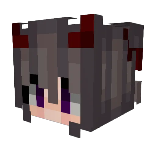 NemesisDragone Minecraft avatar head, 3D render