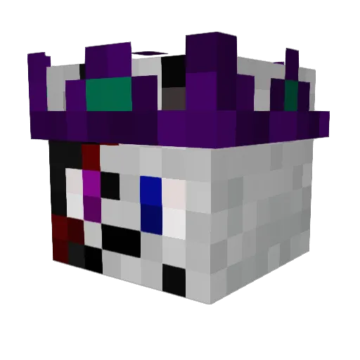 Nemesis_111 Minecraft avatar head, 3D render