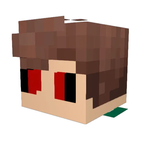 Nemesis_WH Minecraft avatar head, 3D render
