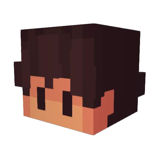 Nemesis_Worlds Minecraft avatar head, 3D render