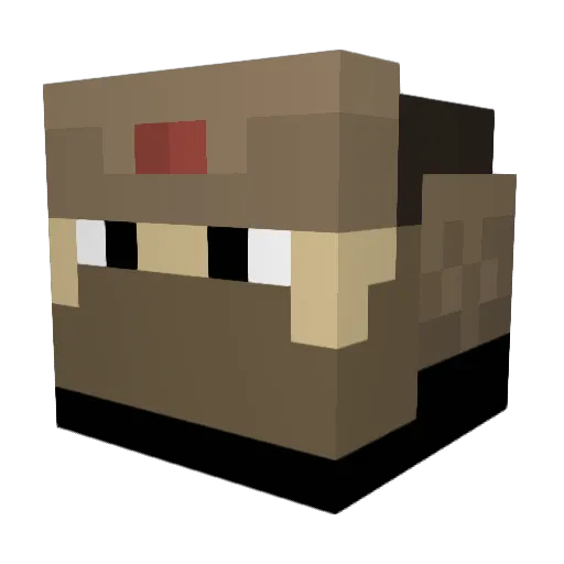Nemo28_HUN Minecraft avatar head, 3D render