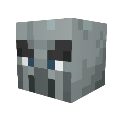 Nemo4852 Minecraft avatar head, 3D render
