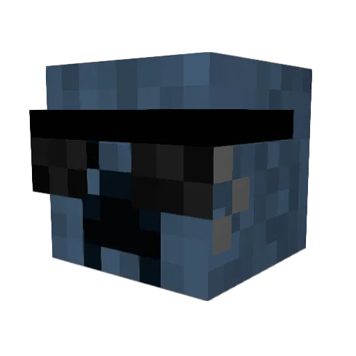 NemoBurnz Minecraft avatar head, 3D render