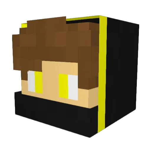 NemoKQuickZXC Minecraft avatar head, 3D render