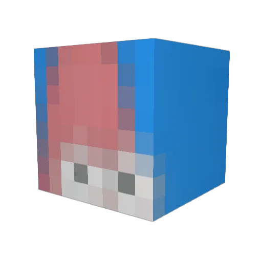 Nemozz99 Minecraft avatar head, 3D render