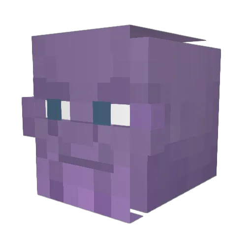 Nemy6 Minecraft avatar head, 3D render